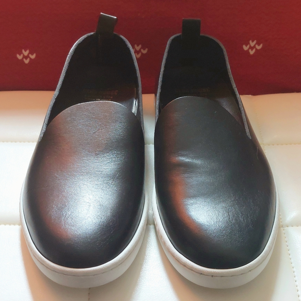 Pantofola D'Oro black leather loafer, size EU41, NWOB